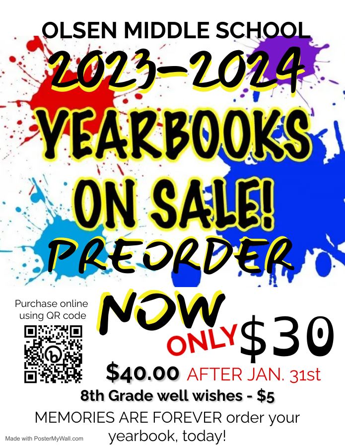  Yearbook flyer